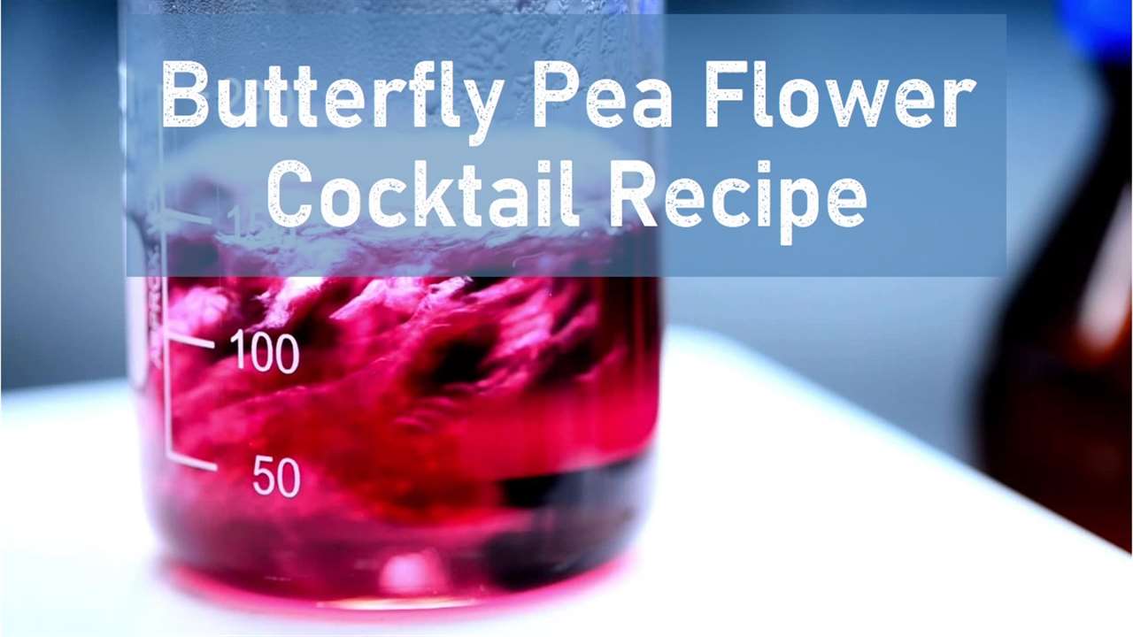 Butterfly Pea Flower Vodka Cocktail Recipe