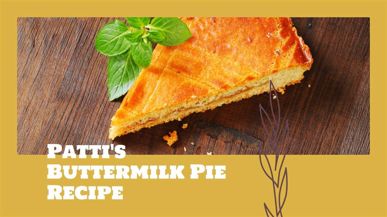 Patti Labelle's Buttermilk Pie Recipe